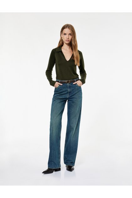 Long Leg Straight Fit Jeans