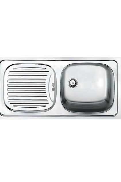 EBM 45 Paslanmaz Çelik Sol Damlalıklı Eviye 40132022