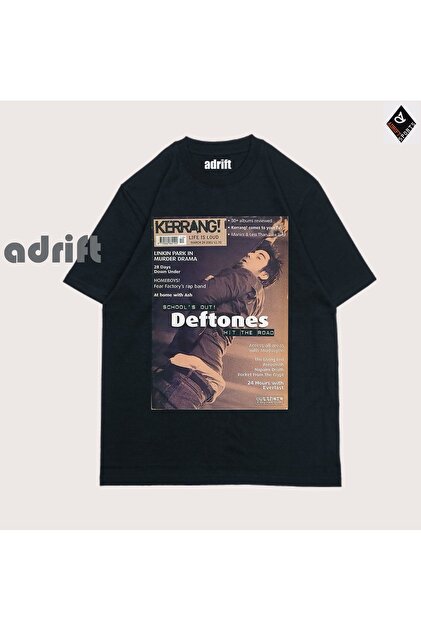 Adrift Y2K Unisex Harajuka Deftones Unisex Oversize Kalıp Tişört