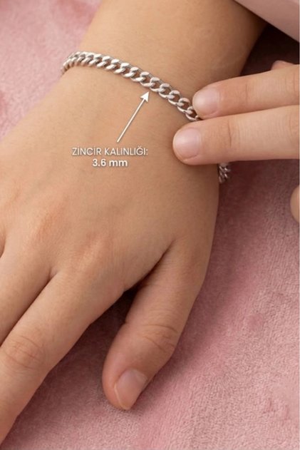 Fine gourmet model steel chain children's bracelet | zemheri series