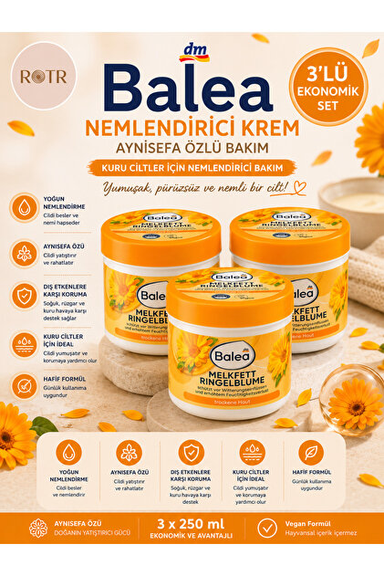 Melkfett Marigold Nourishing Tightening Skin Care Oil/Cream 3 Pieces 250 ml Total 750 ml