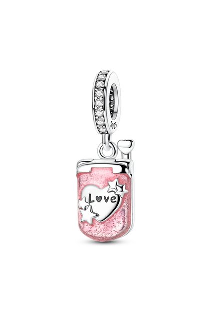 KTC1999 Valentine's Day Original 925 Sterling Silver Charm Beads Love Heart Charms Pendant Fit Brace
