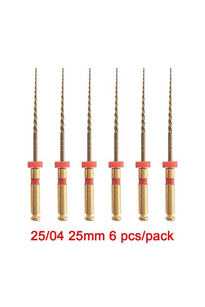 25 04 25mm SOCO COXO Type Dental Root Canal File Heat-Activated Rotary Nitinol Tooth Pulp File Therm