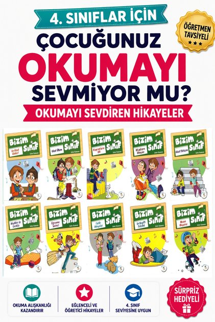10-Story Set That Made 4Th Grade Students Love Reading -3 (64 Pages)