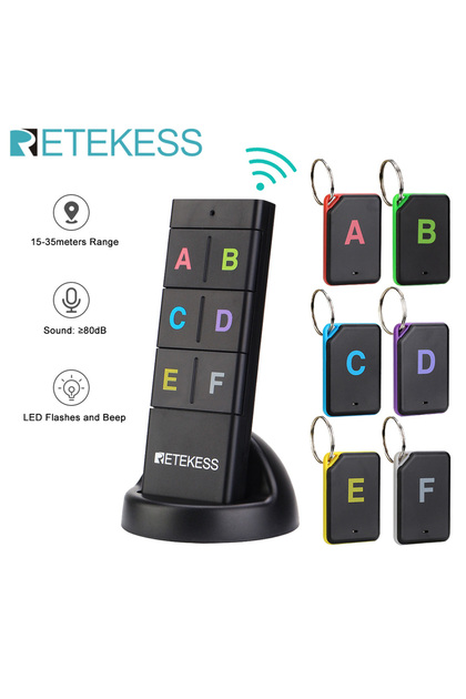 TH104 RETEKESS TH104 Wireless Key Finder RF Key Locator Pet Tracker Wallet Tracker Remote Control 1