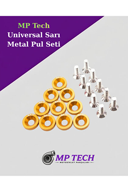 Universal Sarı Metal Pul Seti