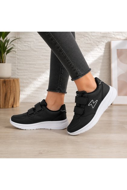 Cirtli Black-White Sport Unisex Comfortable Daily Walking and Sports Shoes