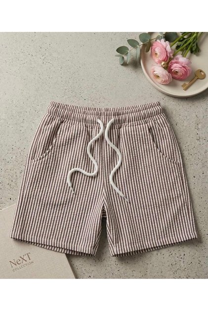 Unisex Kids' Elastic Waist, Comfortable Cut Summer Shorts