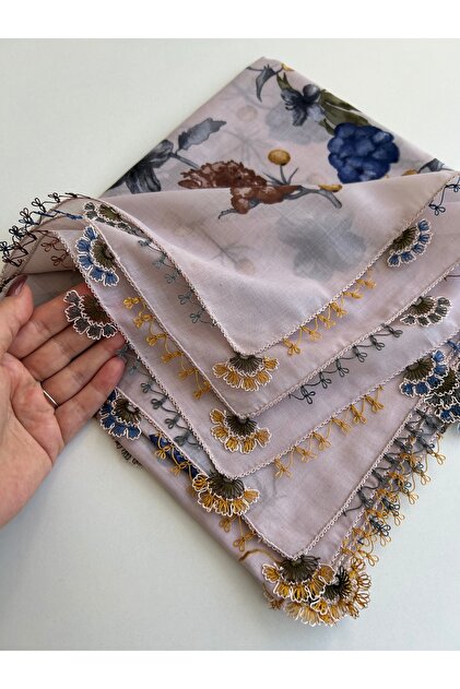 Handcrafted Needle Embroidered Writing/Needle Embroidery/Needle Work Yemeni/Handcrafted Cheesecloth/Head Cover