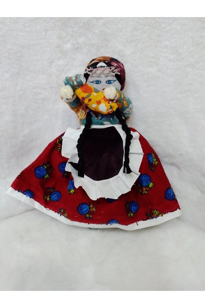 Anatolian Mother in Her Lap Sleeping with Compassion Cloth Doll: a Unique Gift for Mother's Day, Eid and Every Special Occasion B1B