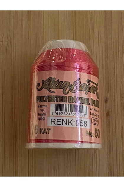 Polyester Lace Thread, Embroidery Thread 20 Gr 858