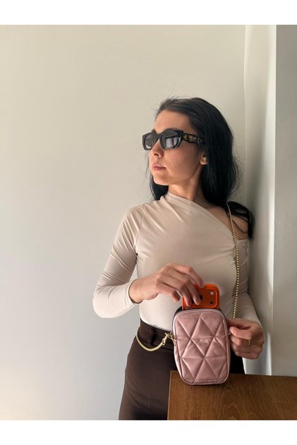 Women's Chain Strap Crossbody Phone & Wallet Bag