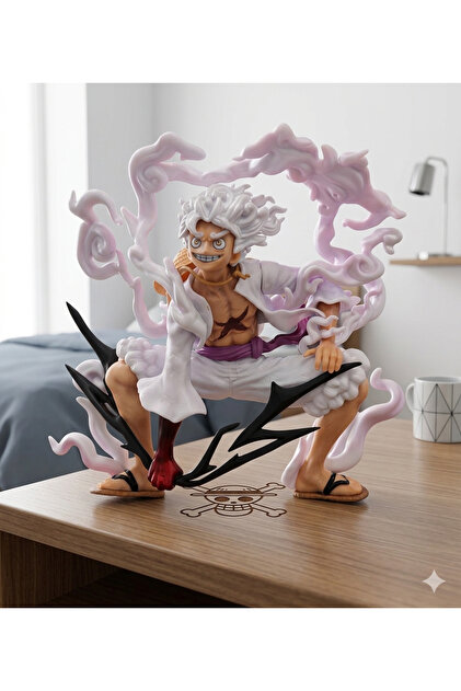 TÜTSÜ SEPETİ Anime One Piece Luffy Gear 5 Figürü 20 Cm Detaylı