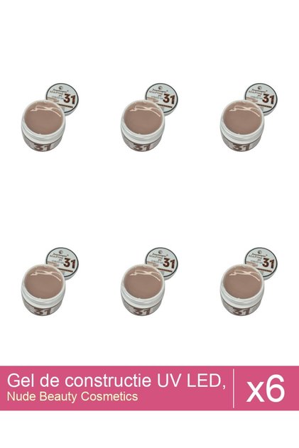 Set 6x Gel de constructie UV LED, FSM, 15g, 31