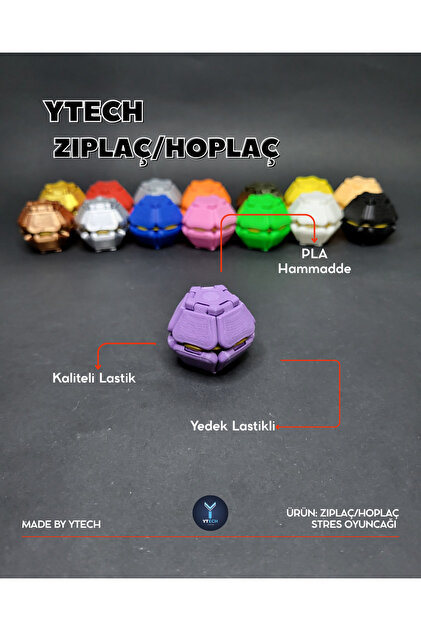 YTECH Zıplaç/Hoplaç Stres Oyuncağı Haki - Fiyatı, Yorumları