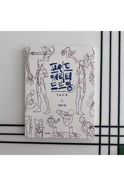 Volume 1 Bilingual English And Korean POINT CHARACTER DRAWING TACO Korean Painters Animation Charact