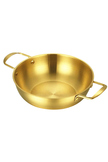 GD Stainless Steel Dry Pot Instant Noodle Lamian Noodles Pot Seafood Golden Noodle Pot Small Soup Po