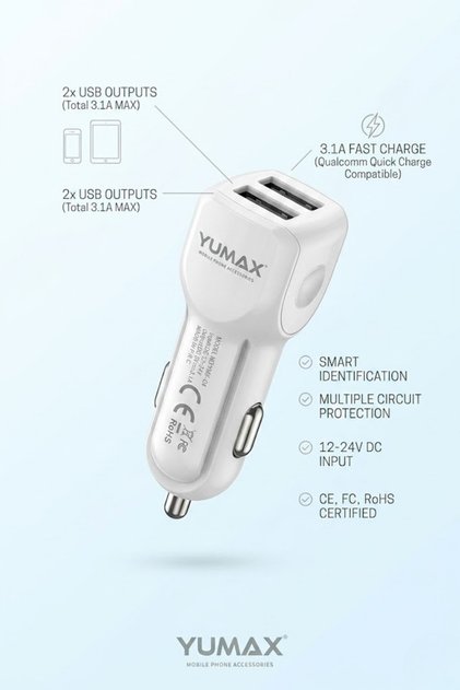 3.1A Çift USB Araç Şarj Aleti Hızlı Şarj Çakmaklık 12V 24V Araç Şarj Cihazı