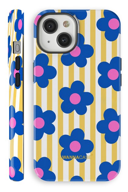 iPhone 15 Plus Blue Flow Dual Layer Essential Tough Phone Case