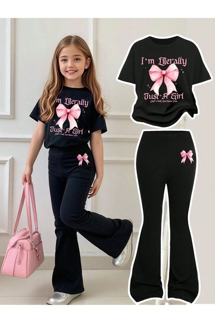 Children's Spanish Style Leggings and T-Shirt Set