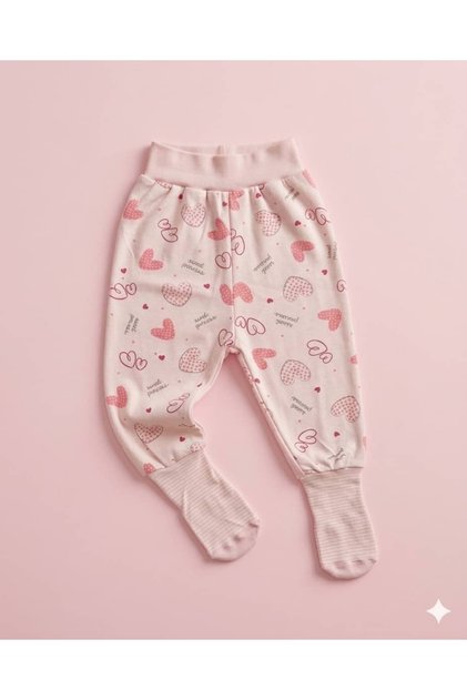 Baby Bottom Pajamas with Socks - 100% Cotton
