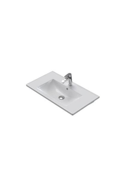 Turkuaz Cerastyle Arte Plus Etajer Uyumlu Lavabo 80*45 cm