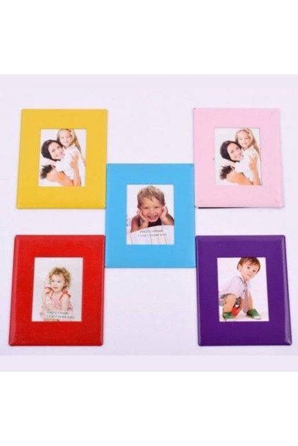 Marturie Rama Foto Metal Cu Magnet 10/Set Roz