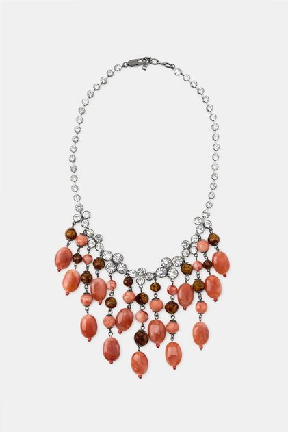 Rosalia Stone Statement Necklace |   Mev'Armoni Collection