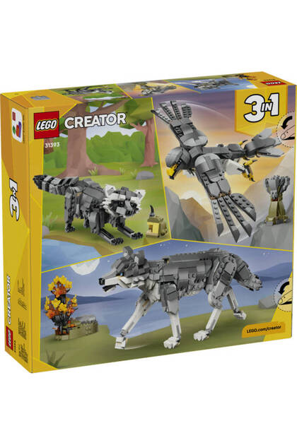LEGO 31393 LEGO® Creator Ormanı Hayvanları: Gri Kurt - Fiyatı