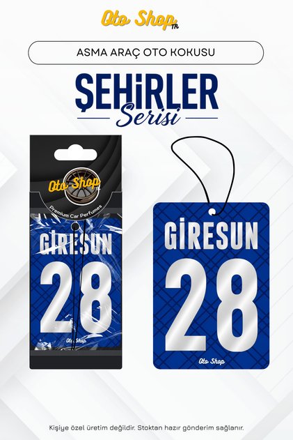 GİRESUN 28 Şehir Kokuları Serisi Oto Araç Kokusu