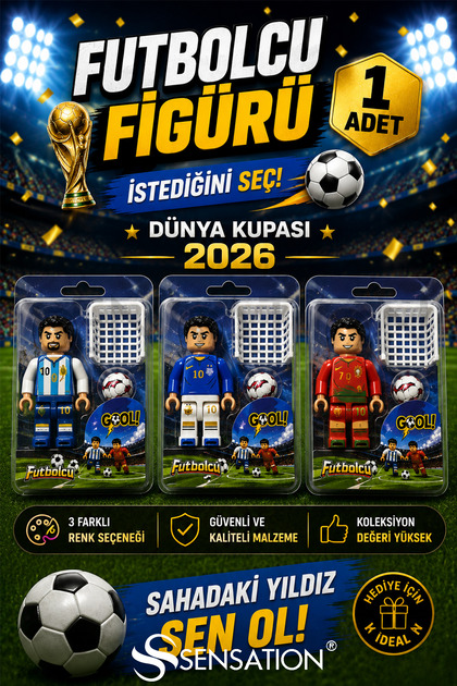sensatıon 2026 Dünya Kupası Özel Seri Futbolcu Figürü Özel
