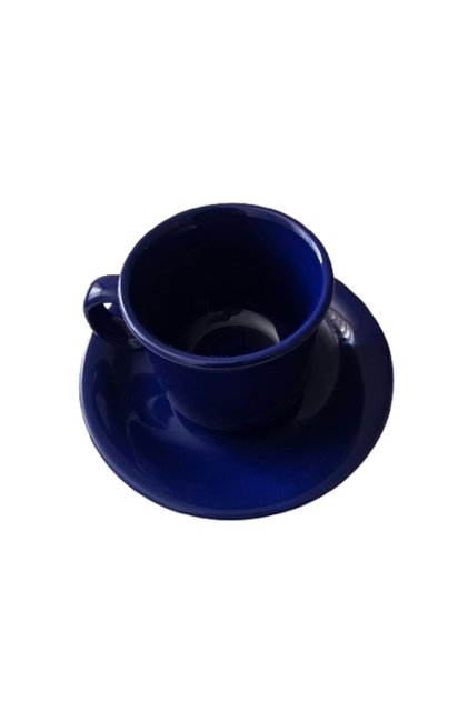 Cup with saucer, 220 ml, Cesiro, Dark Blue