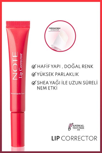Note Cosmetics Lip Corrector 06 Pembe Renklendirici Ve