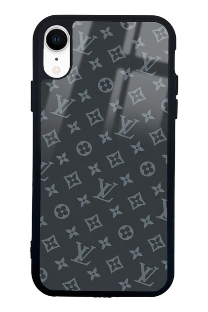 iPhone Xr Gray Lv Design Glossy Phone Case