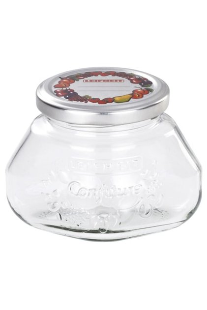 Borcan cu capac, din sticlă, 250 ml