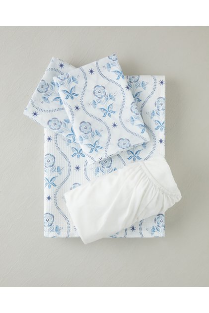 Danny Double Pique Set 200X220 cm Blue