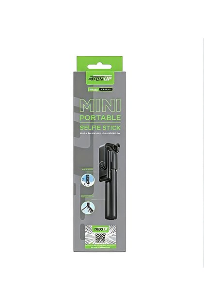 POP UP Mini Portable Selfie Stick & Tripod (Model OB0001) – Extendable 3-in-1 Monopod with Bluetooth Remote, 360° Rotation Landscape & Portrait Mode for Smartphones