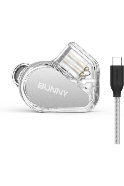 TANCHJIM Bunny Tek Dinamik Çift Odacıklı Sürücü IEM Kablolu Kulak İçi Kulaklık