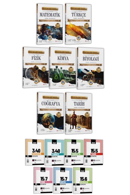 MAARİF MODEL 2028 Bilgi Sarmal Fizik Türkçe Matematik Tarih Biyoloji Kimya Coğrafya İlk Aşama Maarif Model Soru Bankası ve Maarif Deneme