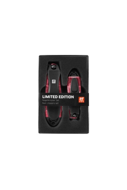 Set 2 unghiere Classic Inox Limited Edition pentru manichiura si pedichiura, pila integrata