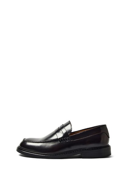 Halbschuhe Leder