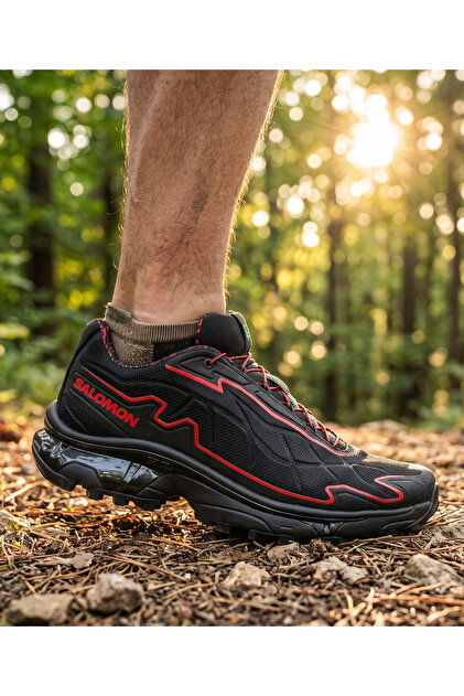 サロモンBLADE999/SALOMON X-MAX120セット26.5 Salomon Xt-Slate Red Viper Erkek Outdoor Doğa Yürüyüşü Ayakkabısı