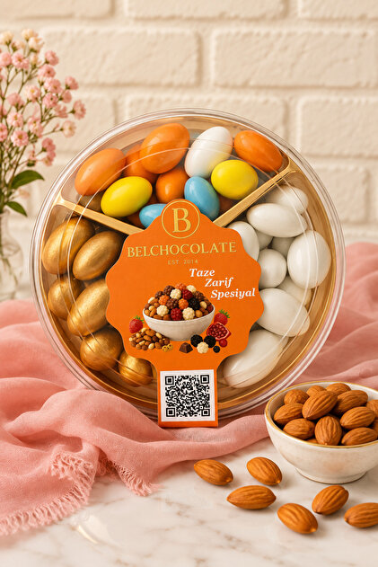 belchocolate Altın Sargılı Sütlü Madlen 5 Adet İkramlık Çikolata