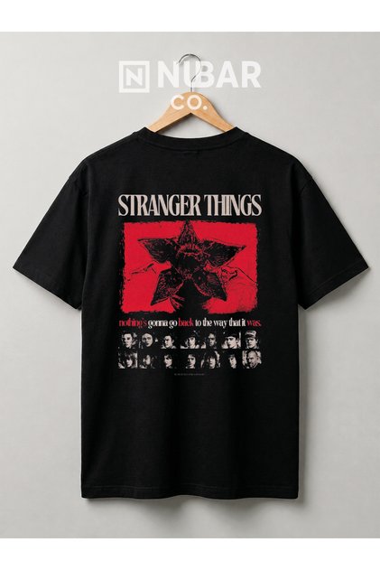 Stranger Things Unisex Oversize Cotton T-Shirt