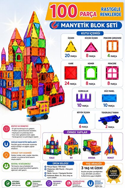 TOYFEST Moyu Megaminx Magnetic Cube - Mıknatıslı Stickersız Akıl