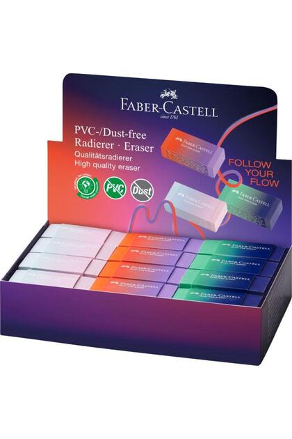 Radieră fără praf, fără PVC Flow Faber-Castell