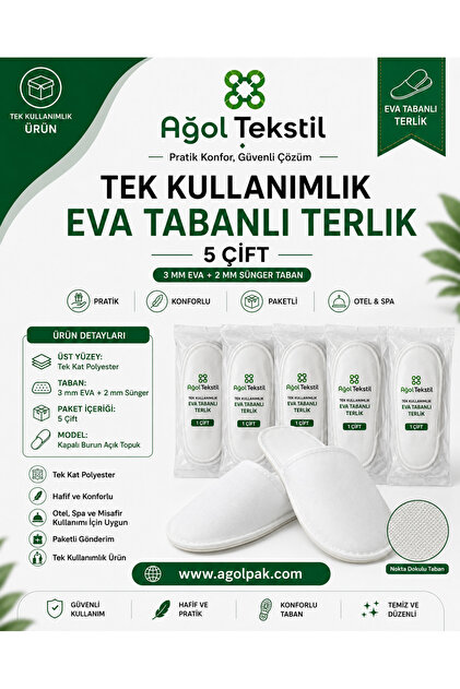 Disposable Eva Sole Hotel Spa Guest Slippers 5 Pairs 3mm Eva 2mm Sponge Backed
