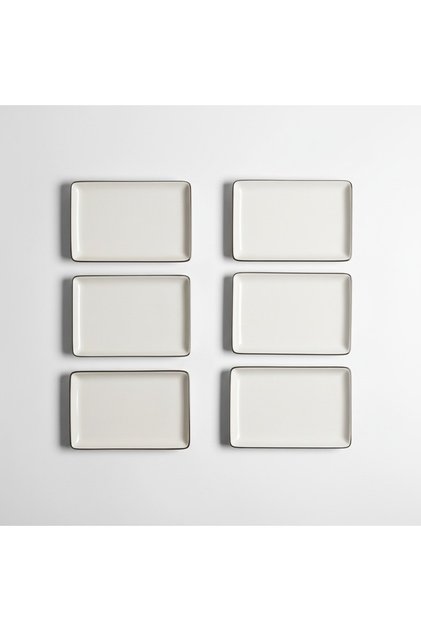 Elias Platin 6'lı Sunum Tabağı 13x18 Cm