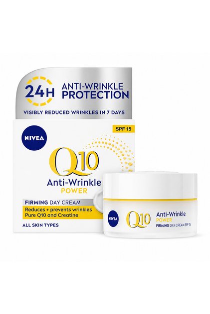 Αντιρυτιδική κρέμα ημέρας, Nivea, Q10 Power με SPF 15, 50ml