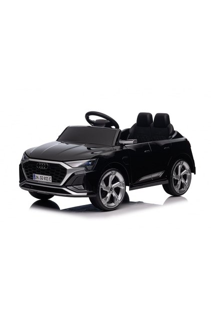 Mașinuță electrică Audi SQ8 70W neagră cu telecomandă și muzică